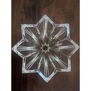 Lead Crystal 8-point star